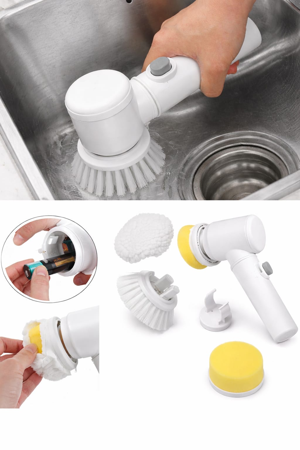 5-in-1 Electric Cleaning Brush