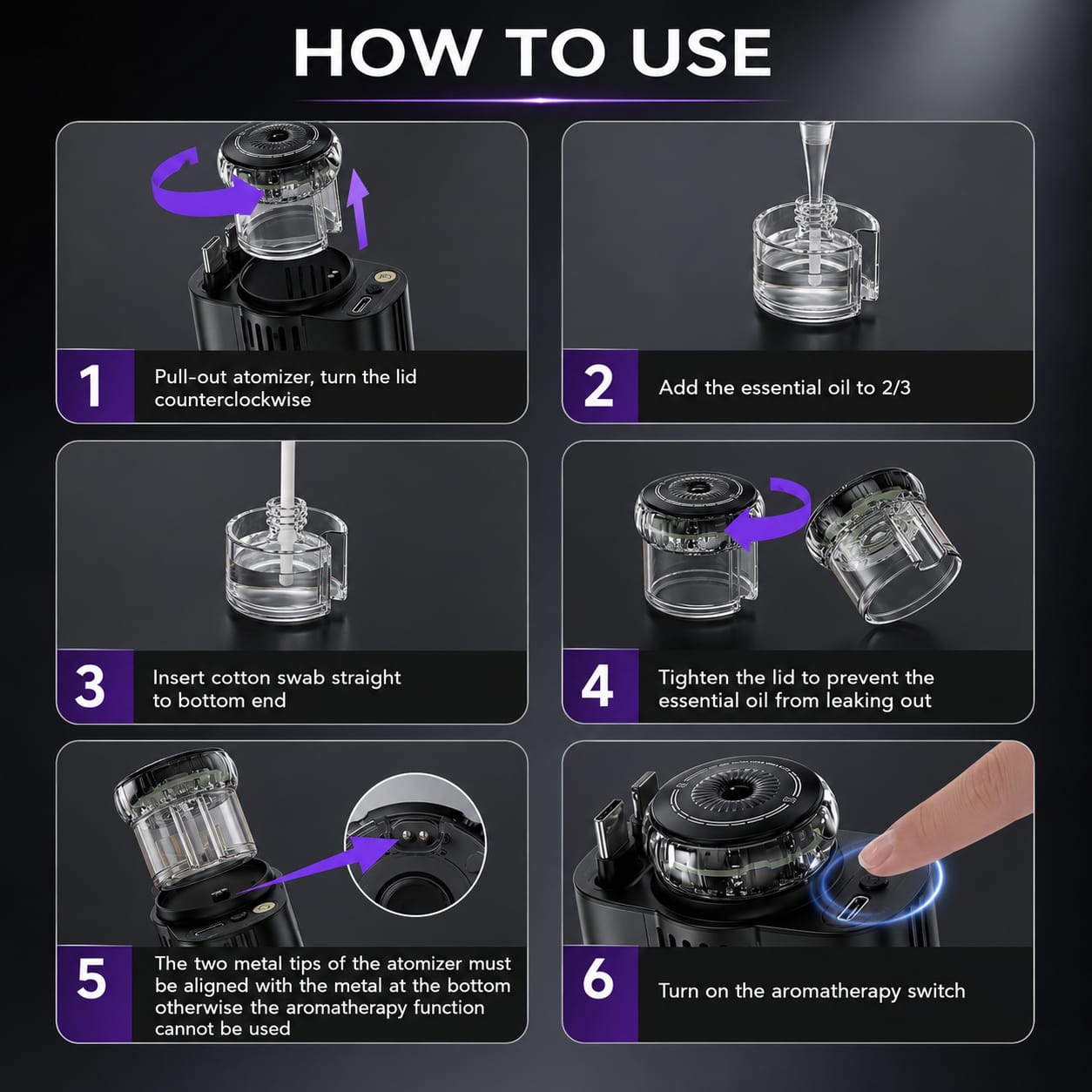 5-in-1 Starlight Car Charger
