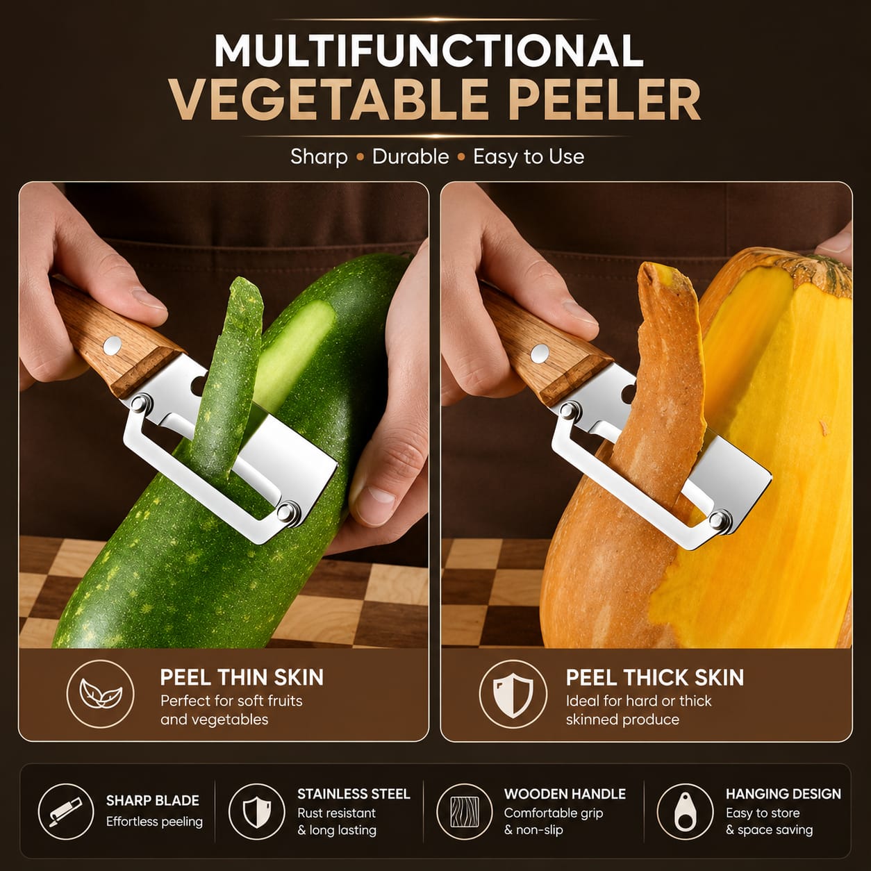 3-in-1 Vegetable Peeler