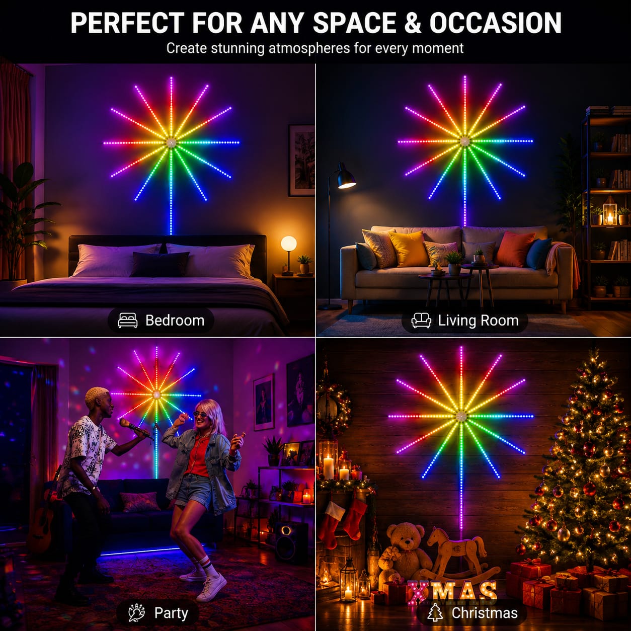 Smart Firework LED Lights