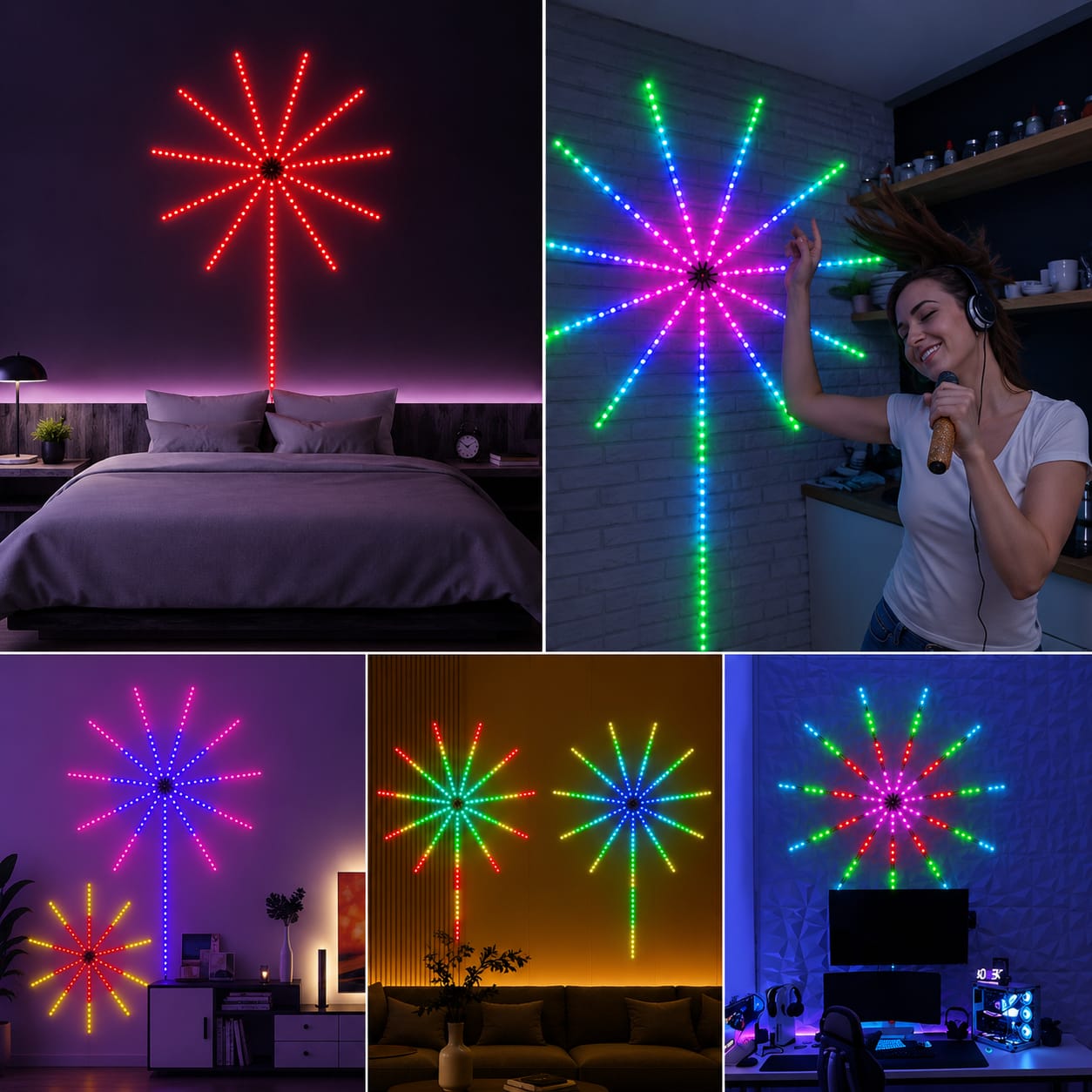 Smart Firework LED Lights
