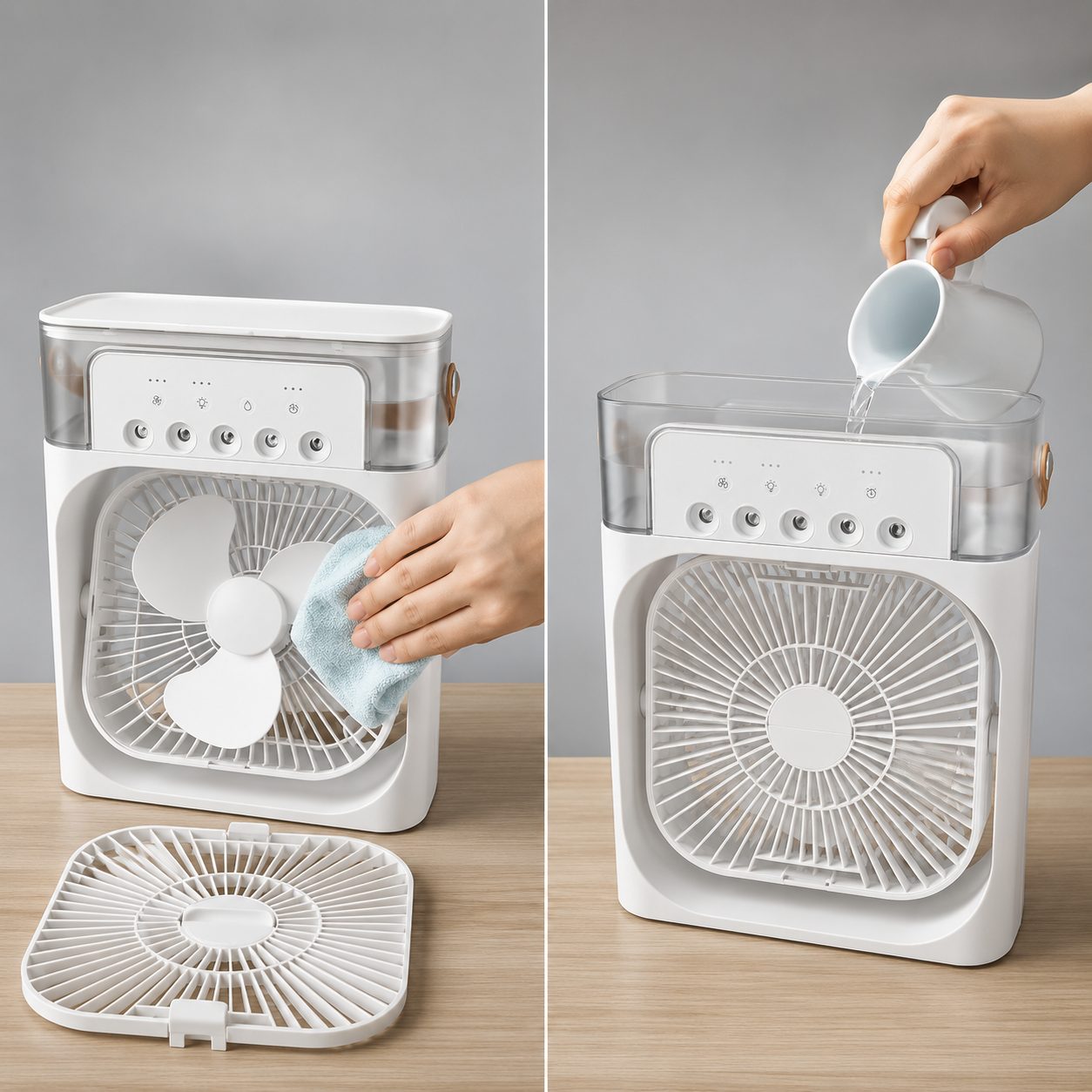 3-in-1 Cooling Fan &amp; Humidifier