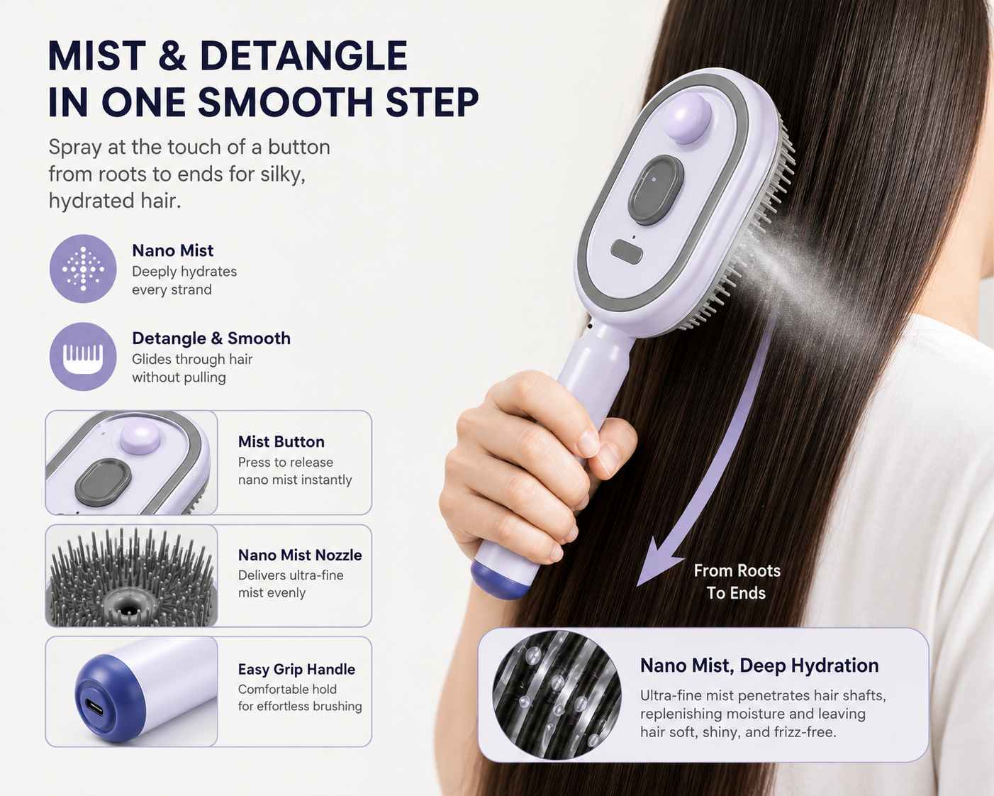 Air Cushion Detangling Comb