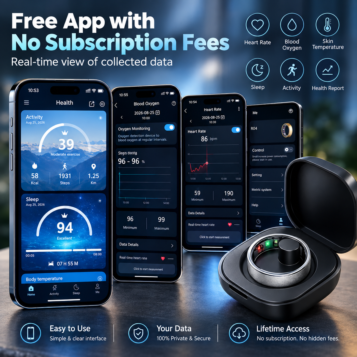 COLMI R10 Smart Ring – Health Tracker